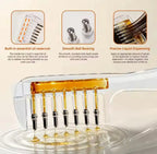 2-in-1 Scalp Applicator Comb & Essential Hair Oil Massager (Transparent)