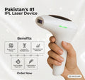 IPL Hair Removal Device Luxe Model with 1 M Flashes & Auto Feature