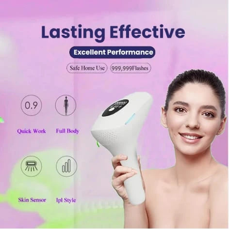 IPL Hair Removal Device Luxe Model with 1 M Flashes & Auto Feature